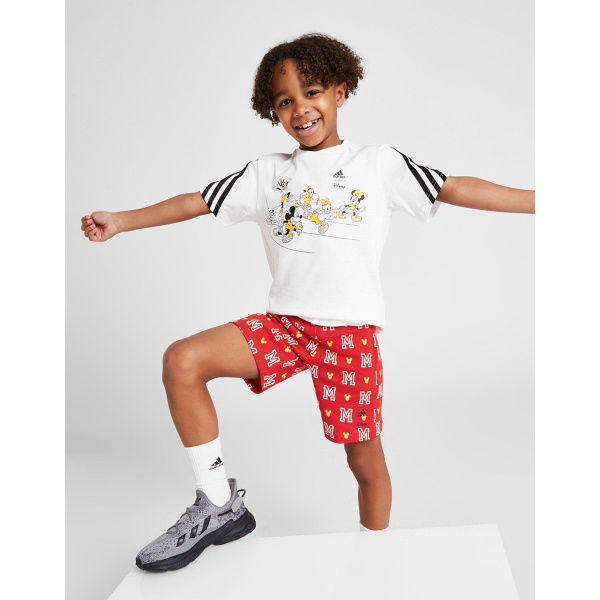 Adidas X Disney Mickey Mouse T-shirt/shorts Set For Children.