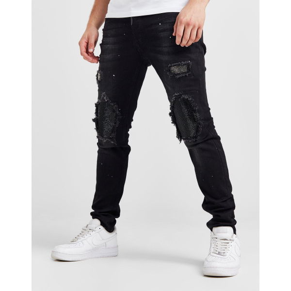 Alessandro Zavetti Rinalo Stud Denim Jeans