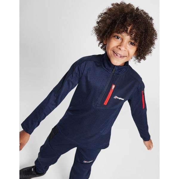 Berghaus Peak 1/4 Zip Top Children.