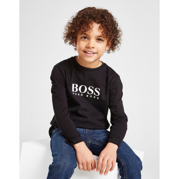 Boss Large Logo Long Sleeve T-Shirt Children