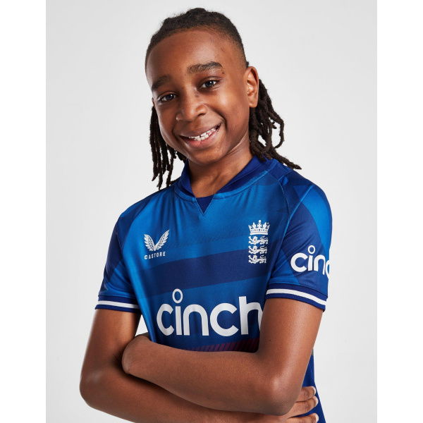 Castore England Cricket ODI Shirt Junior