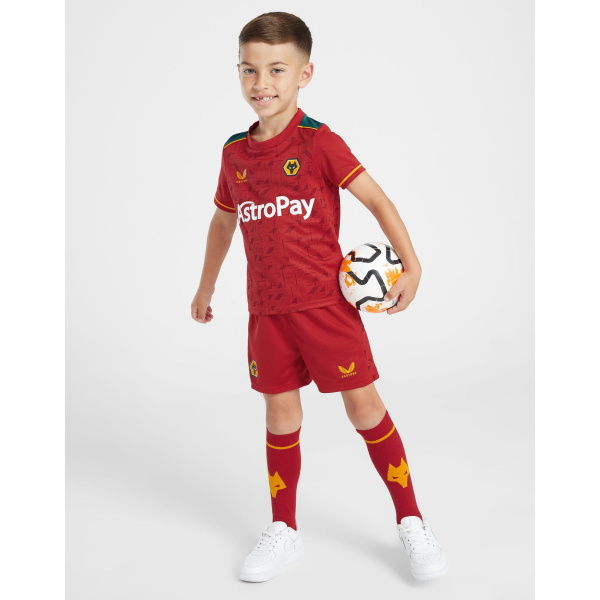 Castore Wolverhampton Wanderers 23/24 Away Kit For Children.