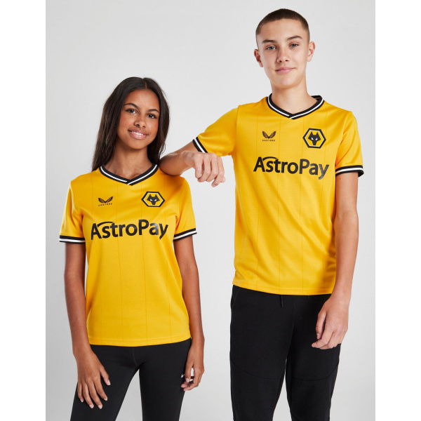 Castore Wolverhampton Wanderers FC 23/24 Home Shirt Junior.