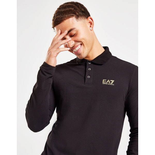 Emporio Armani EA7 Core Long Sleeve Polo Shirt