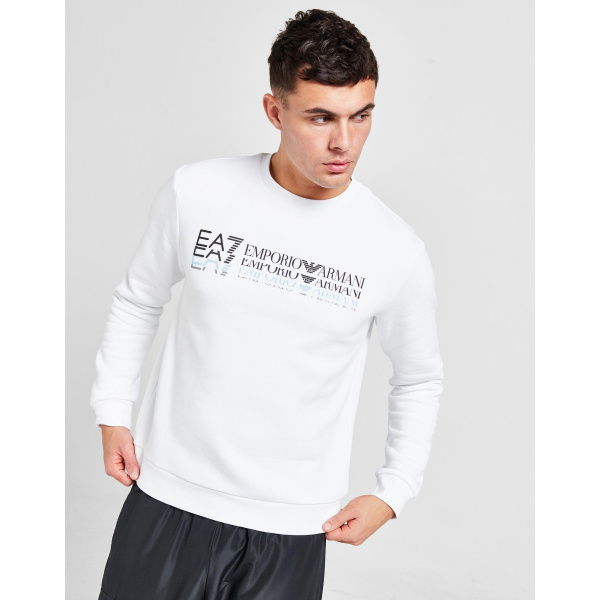 Emporio Armani EA7 Fade Logo Crew Sweatshirt