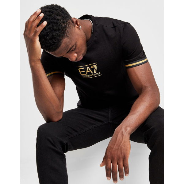 Emporio Armani EA7 Gold Logo T-Shirt