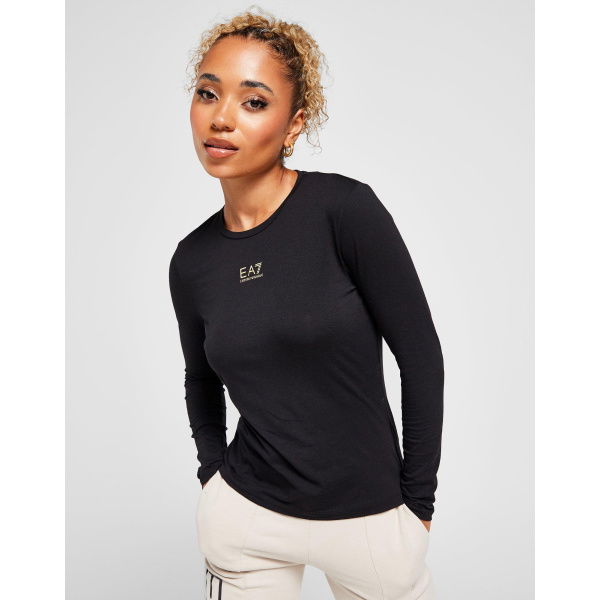Emporio Armani EA7 Logo Shine Long Sleeve T-Shirt