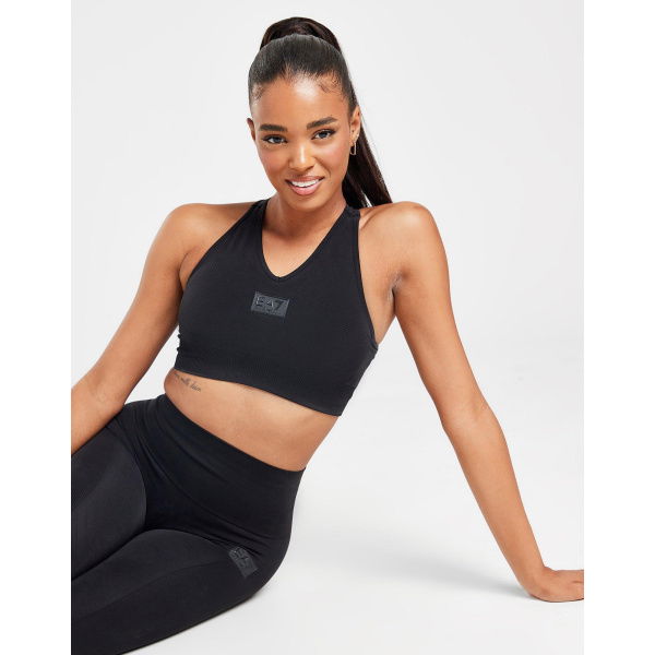 Emporio Armani EA7 Seamless Chevron Sports Bra