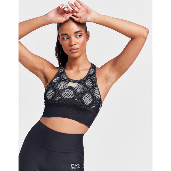 Emporio Armani EA7 Snake Seamless Sports Bra