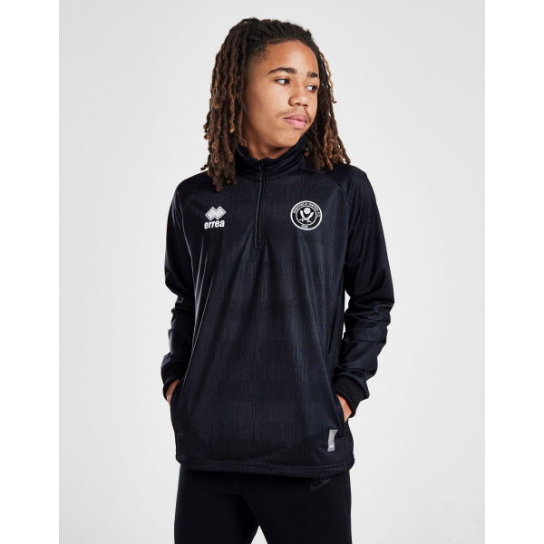 Errea Sheffield United FC Warm Up 1/4 Zip Top Junior.