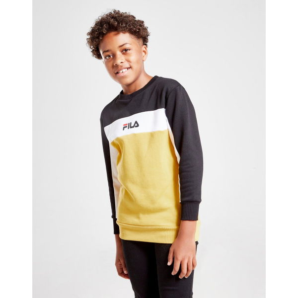Fila Temi Colour Block Crew Sweatshirt Junior