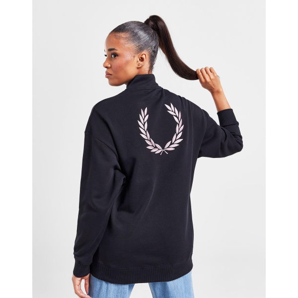 Fred Perry Back Graphic 1/4 Zip Sweatshirt