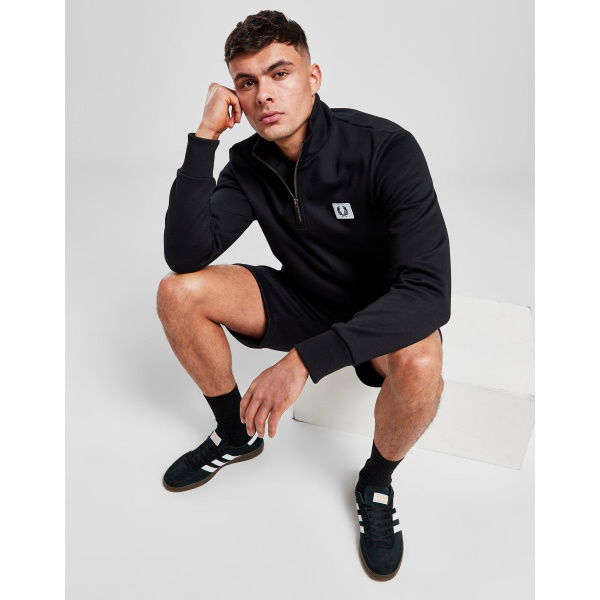 Fred Perry Badge 1/2 Zip Sweatshirt