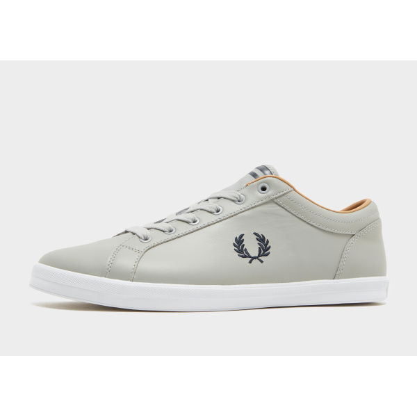 Fred Perry Baseline Lth Wht/Nvy/Tan