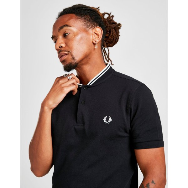 Fred Perry Bomber Collar Polo Shirt Mens