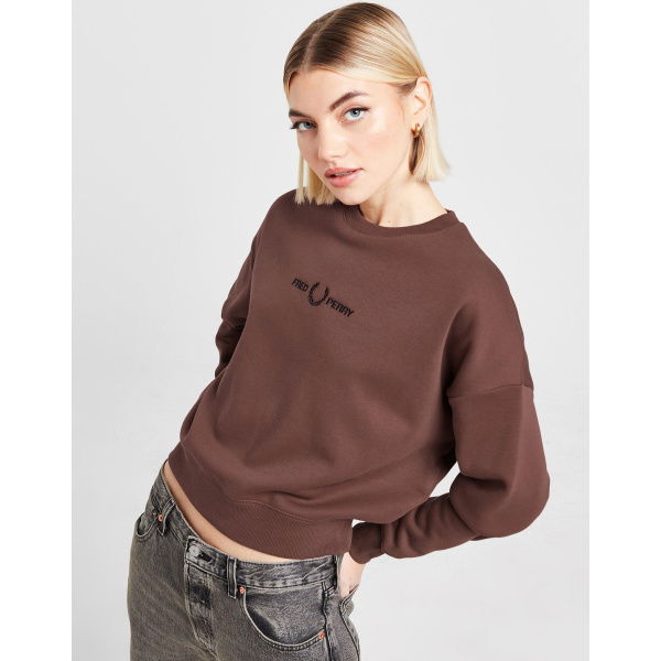 Fred Perry Logo Crew Sweatshirt