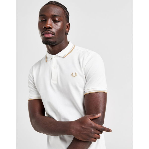 Fred Perry T Polo Twin Tip Wht/nvy/red