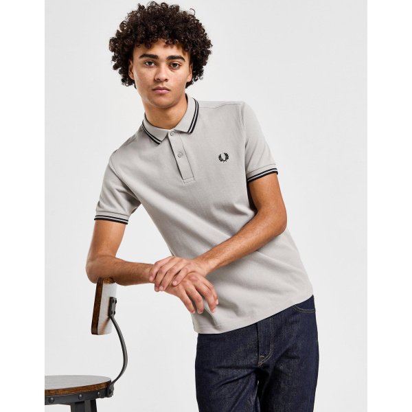 Fred Perry T Polo Twin Tip Wht/nvy/red