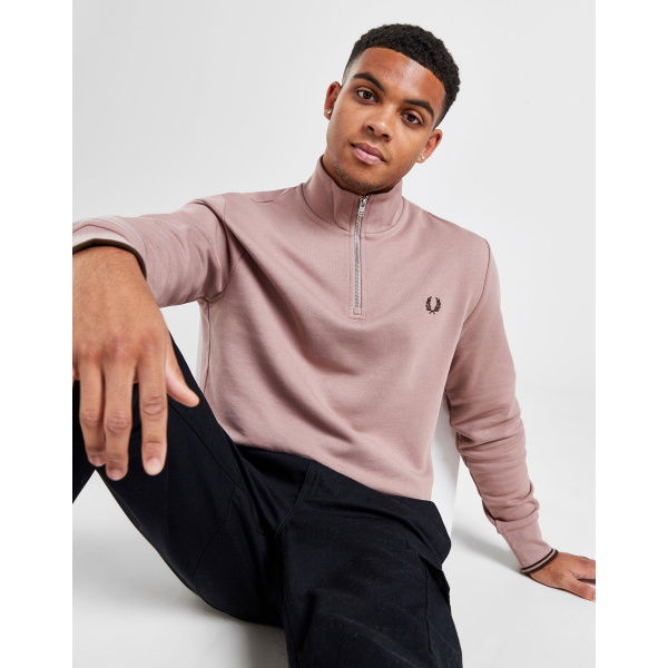 Fred Perry Twin Tipped Half Zip Sweatshirt