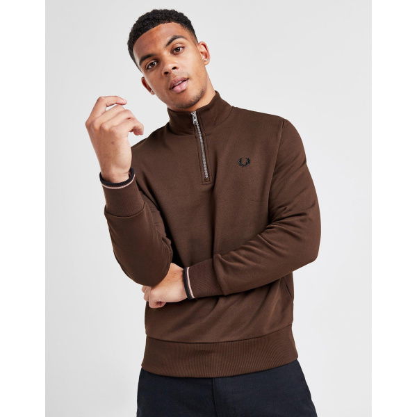 Fred Perry Twin Tipped Half Zip Sweatshirt