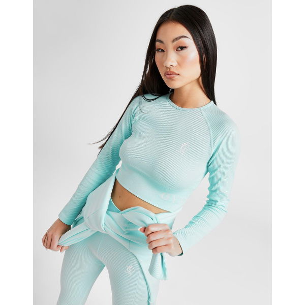 Gym King Formation Long Sleeve Crop Top