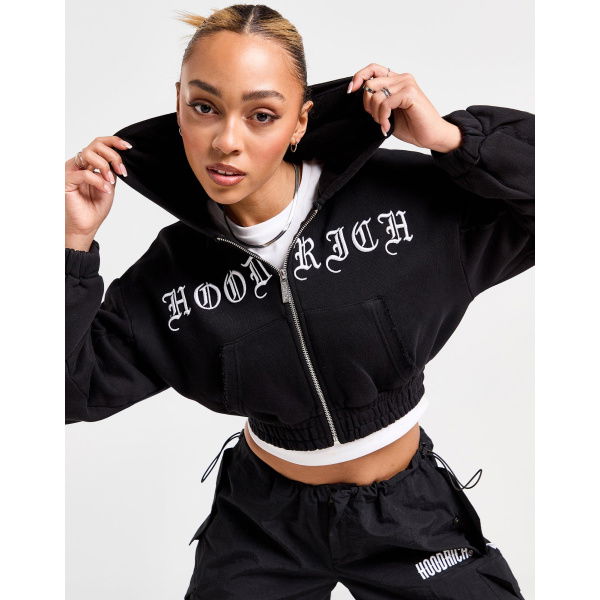 Hoodrich Dusk Full-Zip Crop Hoodie