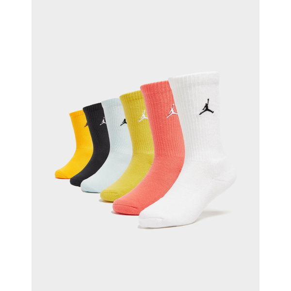 Jordan 6-Pack Crew Socks Junior