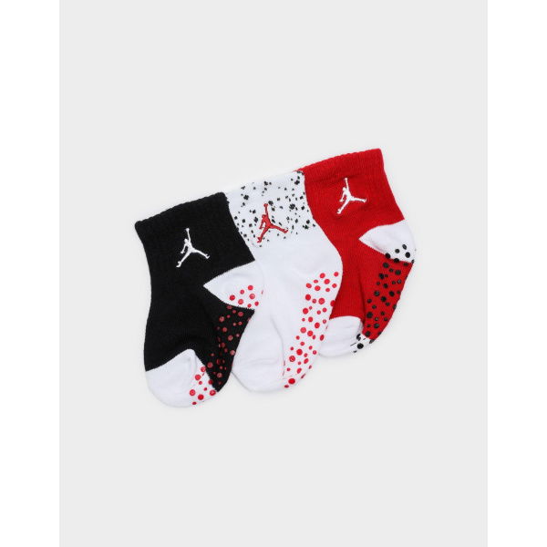 Jordan Air Gripper Socks Infants 3 Pack (12M-24M)