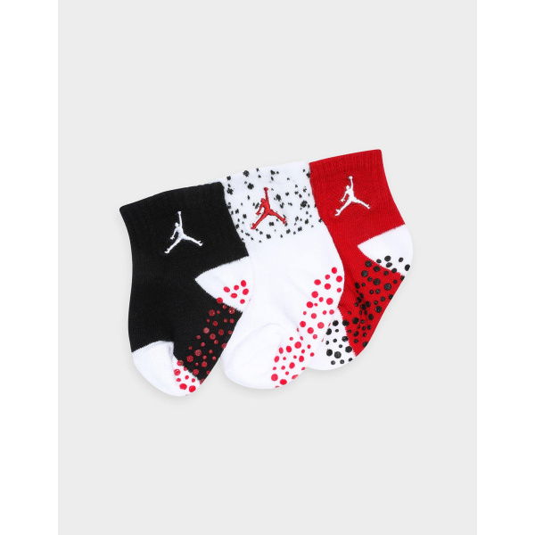 Jordan Air Gripper Socks Infants 3 Pack (6M-12M)