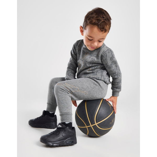 Jordan Flight All Over Print Crew Tracksuit Infant