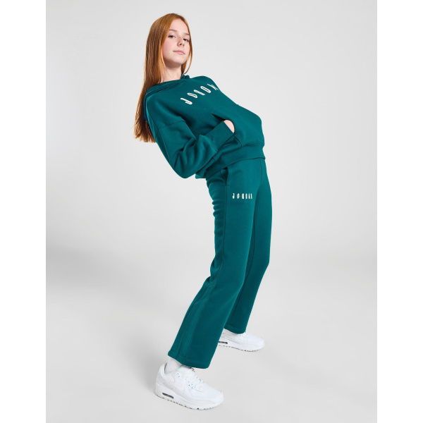 Jordan Girls' Mix Fabric Wide Leg Joggers Junior