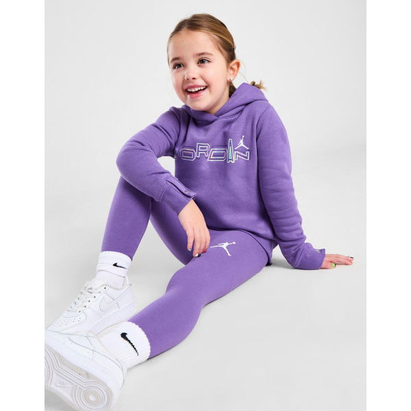 Jordan Girls' Shine Leggings/Hoodie Set Children