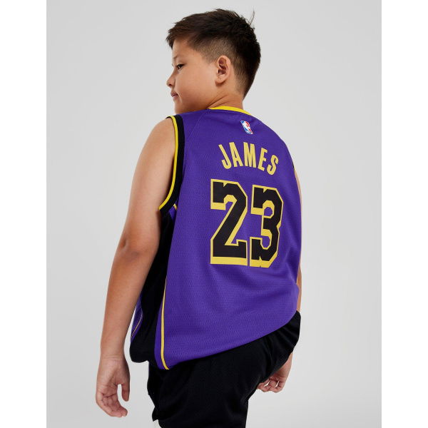 Jordan LA Lakers James Statement Jersey Junior's