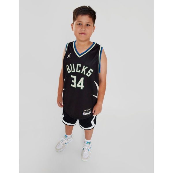 Jordan Milwaukee Bucks Antetokounmpo Statement Jersey Junior's