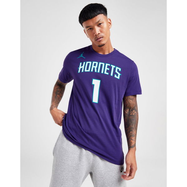 Jordan NBA Charlotte Hornets Ball #1 T-Shirt