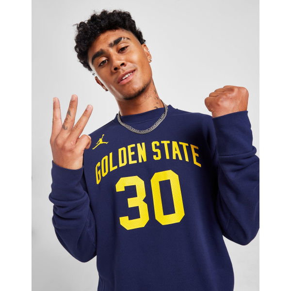 Jordan NBA Golden State Warriors Curry #30 Sweatshirt.