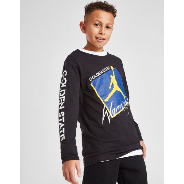 Jordan NBA Golden State Warriors Max90 LS T-Shirt Junior