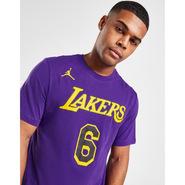 Jordan NBA LA Lakers James #6 Essential T-Shirt