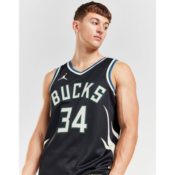 Jordan NBA Milwaukee Bucks Antetokounmpo #34 Jersey.