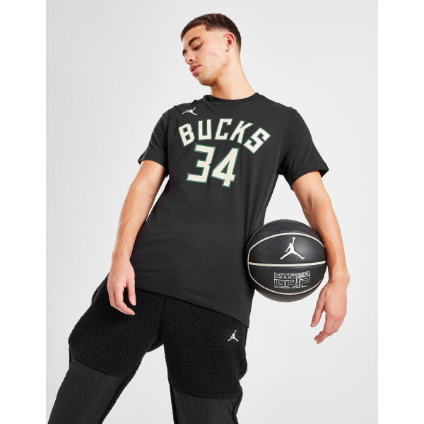 Jordan NBA Milwaukee Bucks Antetokounmpo #34 T-Shirt.