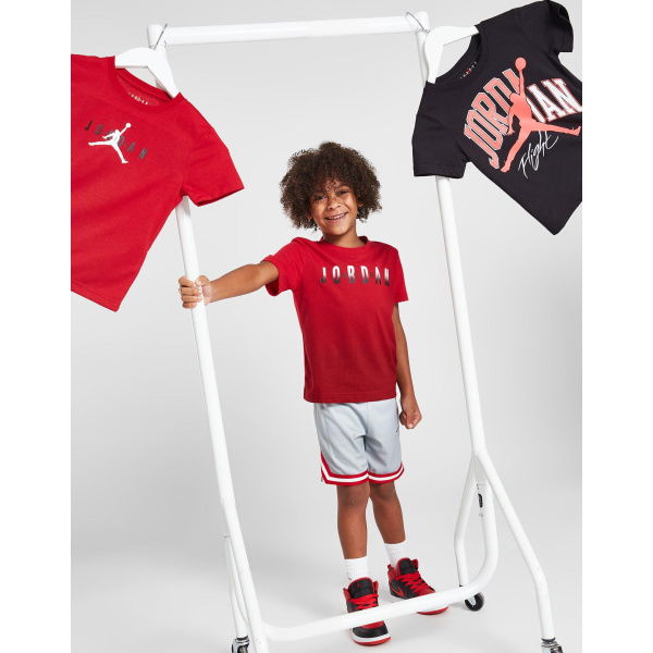 Jordan Repeated Jumpman Fade T-shirt/shorts Set For Children.