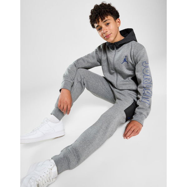 Jordan Woven Overlay Fleece Tracksuit Junior