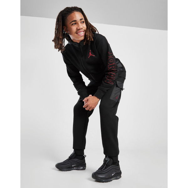 Jordan Woven Overlay Fleece Tracksuit Junior