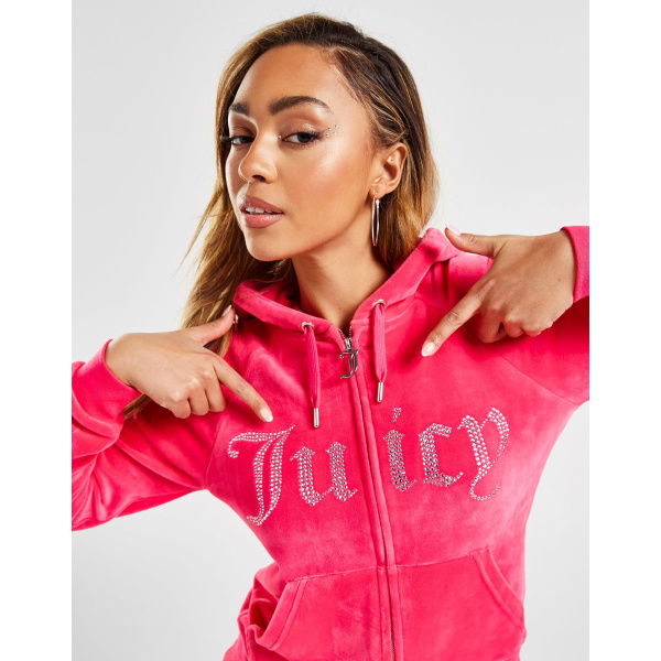 Juicy Couture Full Zip Velour Hoodie