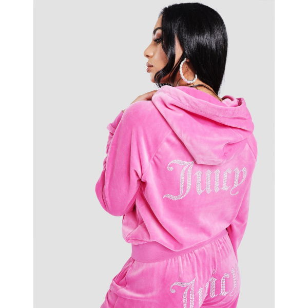 Juicy Couture Full Zip Velour Hoodie