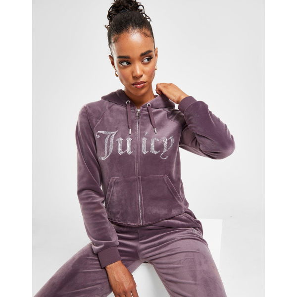 Juicy Couture Full Zip Velour Hoodie