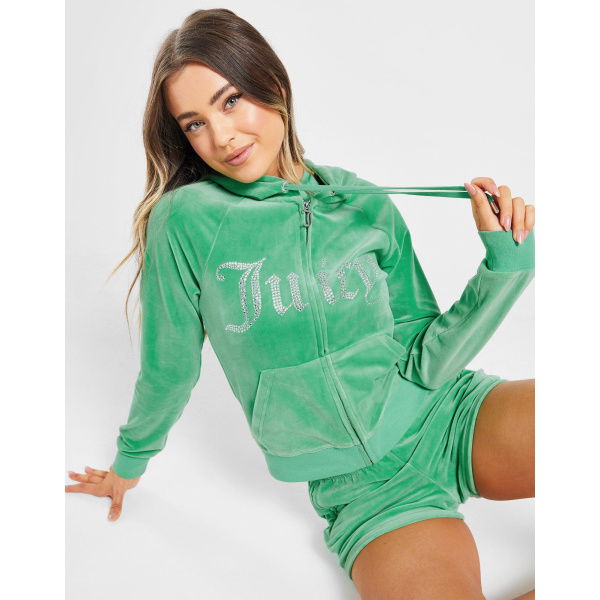 Juicy Couture Full Zip Velour Hoodie