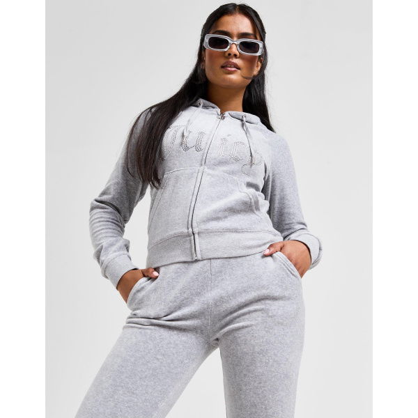 JUICY COUTURE Full Zip Velour Hoodie