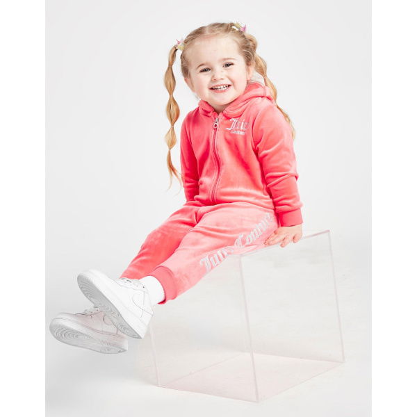 Juicy Couture Velour Full Zip Hooded Tracksuit Infant