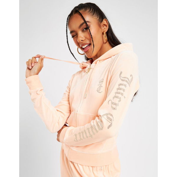 JUICY COUTURE Velour Full Zip Hoodie